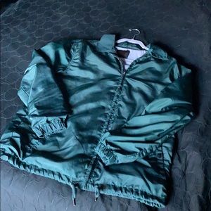 Olive Green Coach Jacket Size Large Cotton On